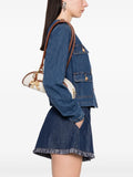 Self Portrait Canvas Shoulder Bag — Same as shown — Size One Size — Side View