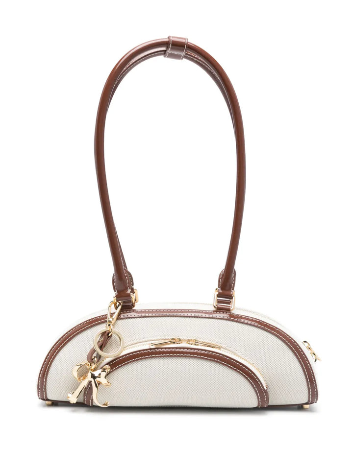 Self Portrait Canvas Shoulder Bag — Same as shown — Size One Size — Front View