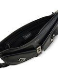 Ferragamo Small Gancio Embellished Curved Shoulder Bag — Same as shown — Size One Size — Detail View