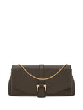 Ferragamo Leather Shoulder Bag — Same as shown — Size One Size — Front View