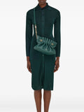 Ferragamo Soft Ruched Shoulder Bag — Same as shown — Size One Size — Side View