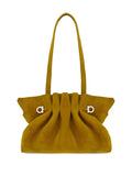 Ferragamo Suede Soft Shoulder Bag — Same as shown — Size One Size — Top View