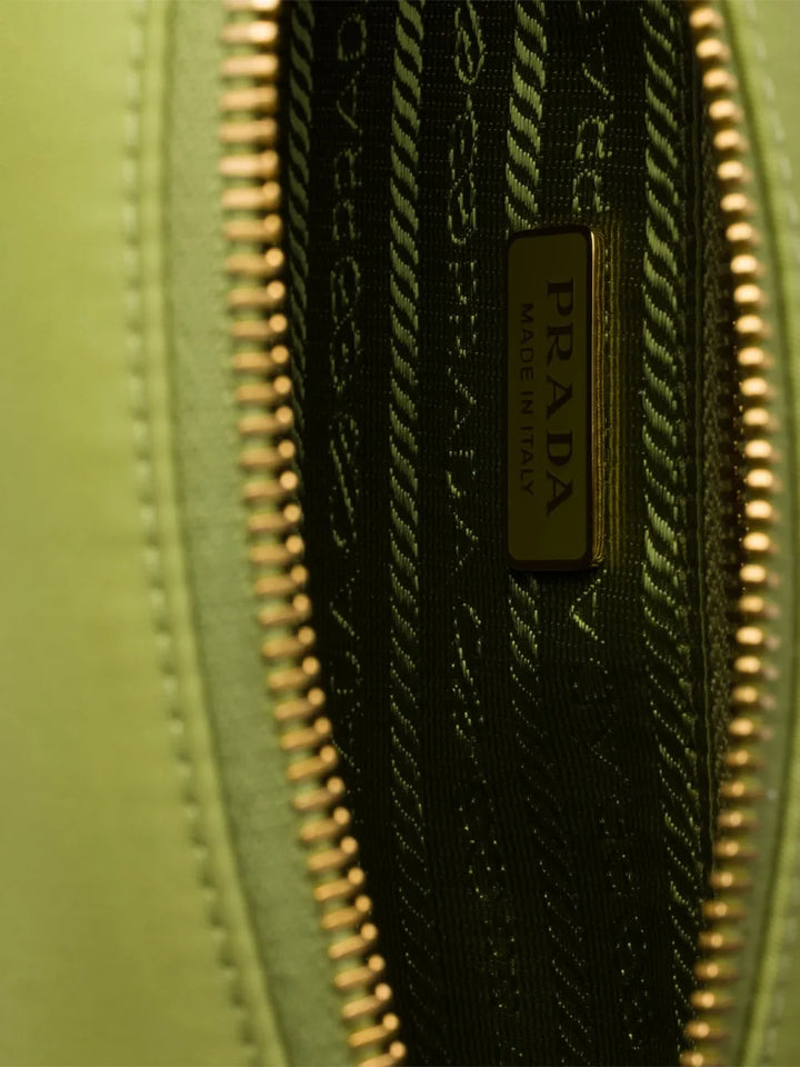 Prada Re Nylon Zippered Shoulder Bag — Same as shown — Size One Size — Top View