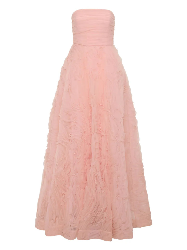 Rebecca Vallance Willow Dress — Red/ Pink — Size S — Front View