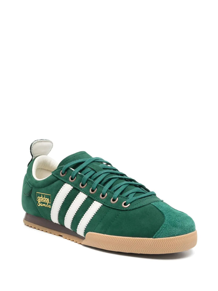 adidas Samba 62 Sneakers — Emerald Green — Size US M 9.5 - US W 11 — Side View