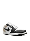Air Jordan 1 Low Summit White/Rattan Sneakers — Black — Size US M 10.5 - US W 12 — Side View