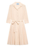 Prada Cotton Midi Dress — Pink — Size XS — Front View