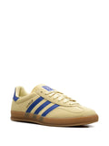adidas Gazelle Indoor Powder Yellow/Royal Blu Sneakers — Light Beige — Size US M 5.5 - US W 7 — Side View
