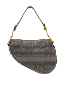 Christian Dior Pre Owned Medium Saddle Oblique Handbag — Same as shown — Size One Size — Detail View