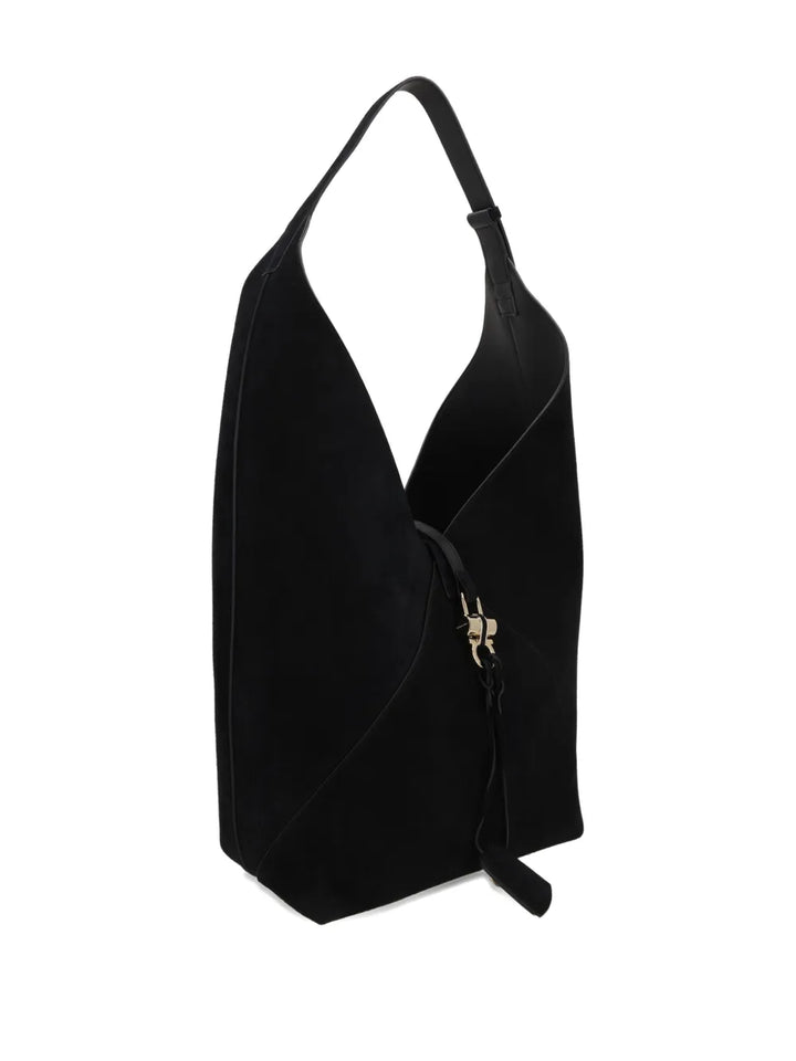 Ferragamo Slouchy Suede Hobo Bag — Same as shown — Size One Size — Back View