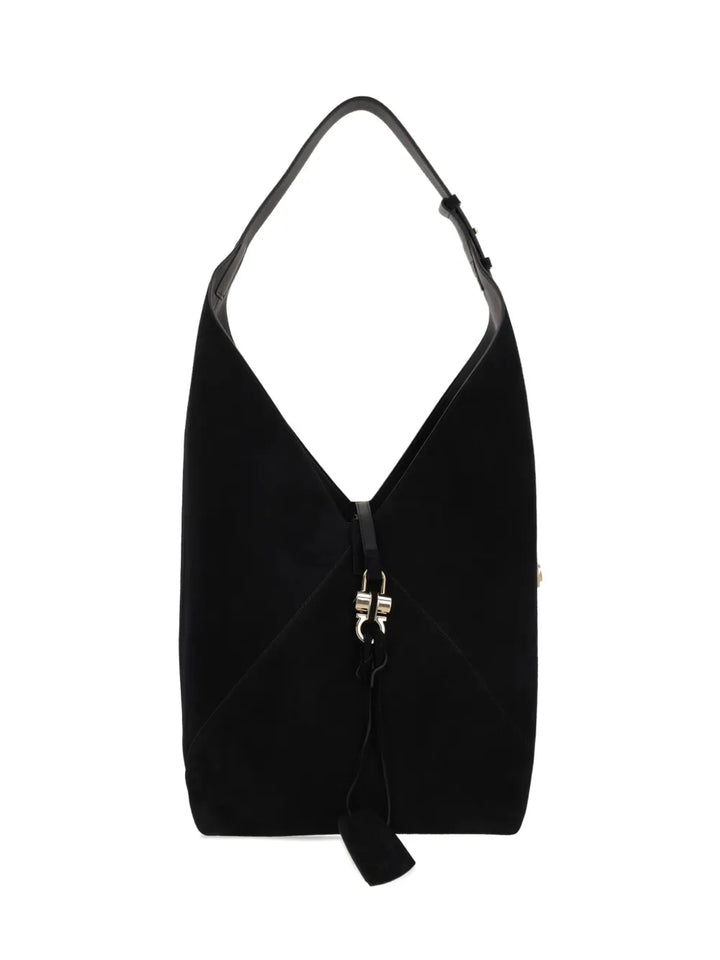 Ferragamo Slouchy Suede Hobo Bag — Same as shown — Size One Size — Front View