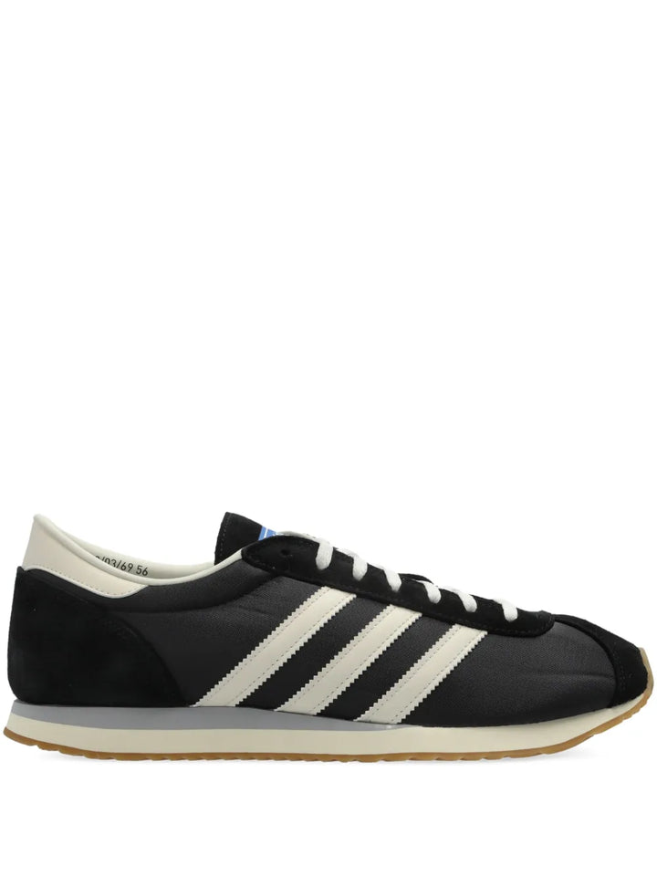 adidas Pampanga Spzl Sneakers — Black — Size US M 4.5 - US W 6 — Front View