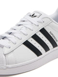adidas Superstar Ii White/Black Sneakers — White — Size US M 8.5 - US W 10 — Back View