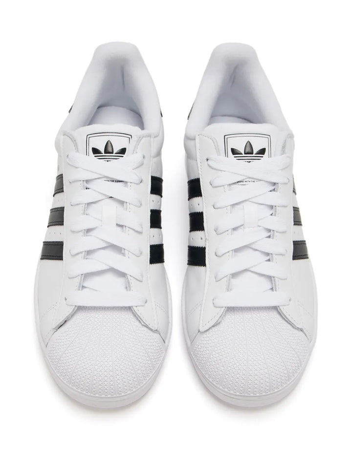adidas Superstar Ii White/Black Sneakers — White — Size US M 8.5 - US W 10 — Top View