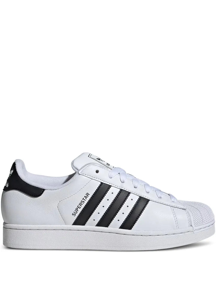 adidas Superstar Ii White/Black Sneakers — White — Size US M 8.5 - US W 10 — Front View