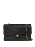 Chanel Pre Owned 2017 Medium Classic Double Flap Shoulder Bag — Same as shown — Size One Size — Front View