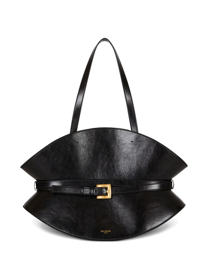 Balmain Medium Shuffle Shoulder Bag — Same as shown — Size One Size — Front View