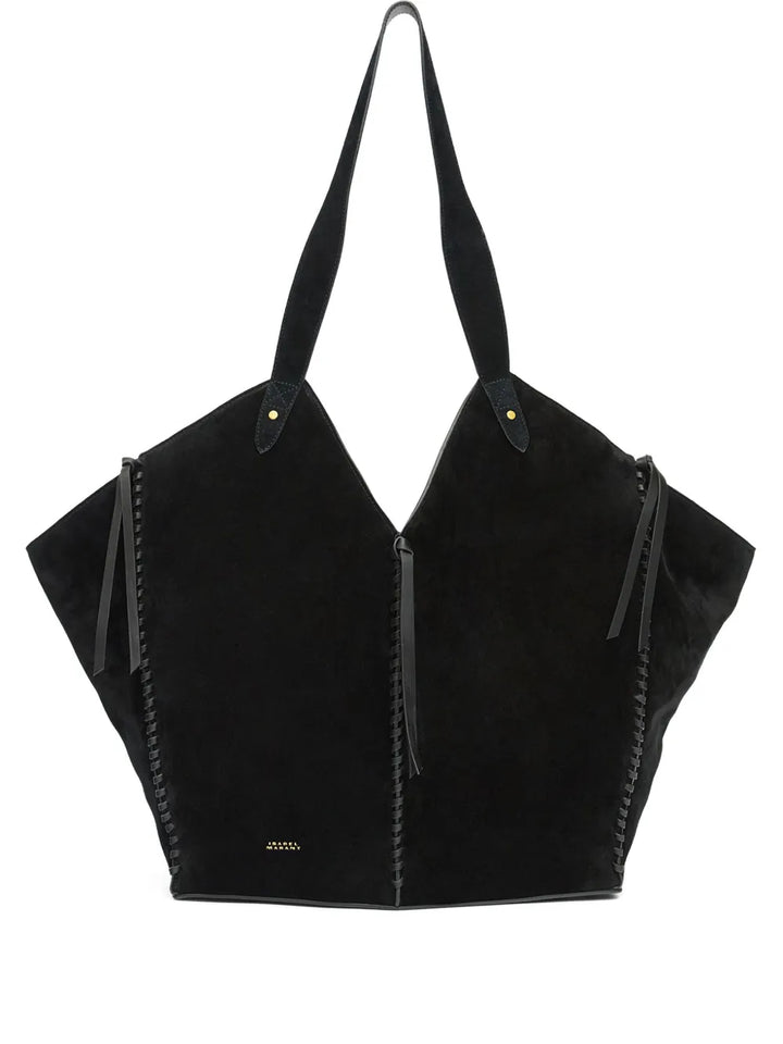 Isabel Marant Tampa Leather Shoulder Bag — Same as shown — Size One Size — Front View