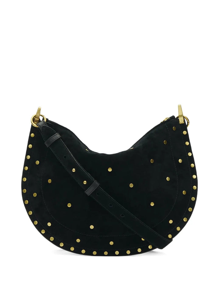 Isabel Marant Oskan Soft Zip Half Moon Shoulder Bag — Same as shown — Size One Size — Front View