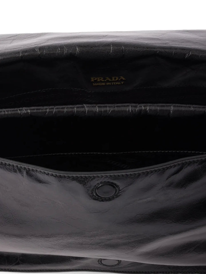 Prada Medium Leather Shoulder Bag — Same as shown — Size One Size — Detail View