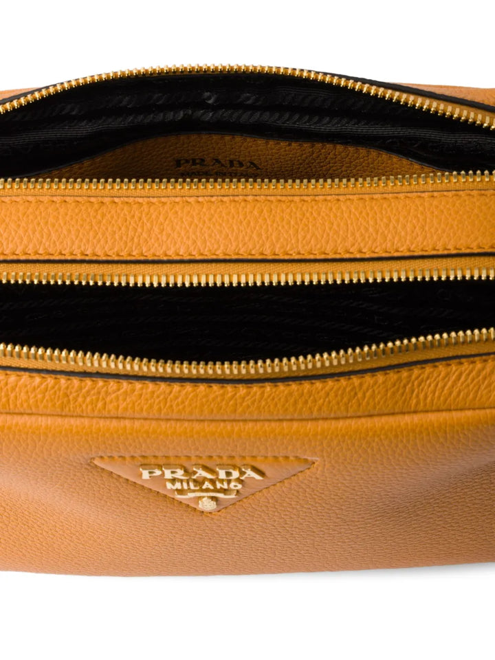 Prada Small Leather Shoulder Bag — Same as shown — Size One Size — Top View