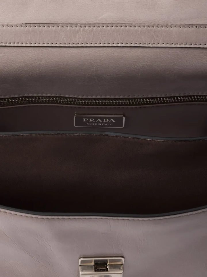 Prada Medium Leather Shoulder Bag — Same as shown — Size One Size — Lifestyle View