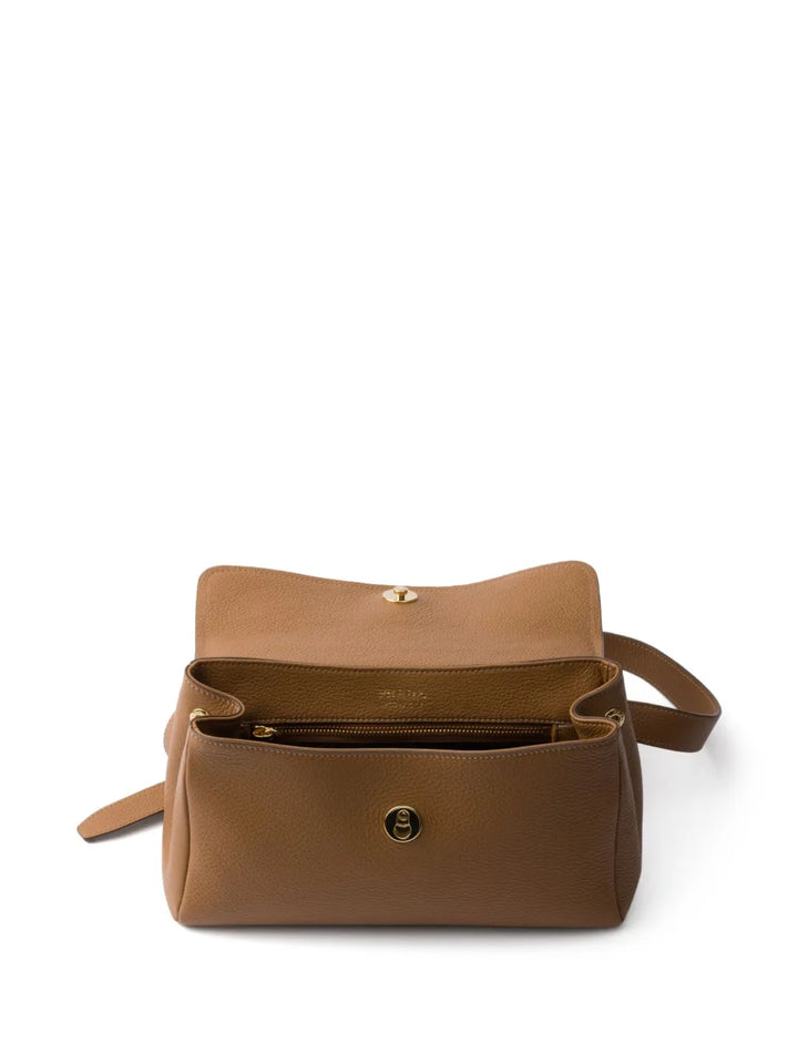 Prada Small Leather Shoulder Bag — Same as shown — Size One Size — Top View