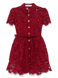 Self Portrait Floral Lace Mini Dress — Same as shown — Size XS — Front View