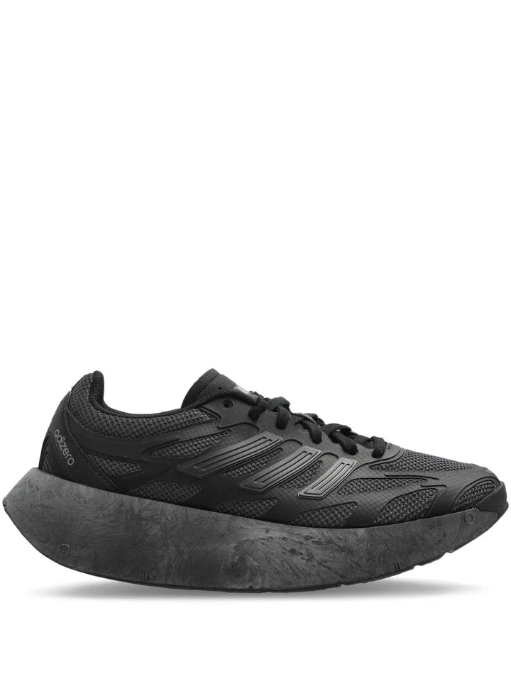 adidas Adizero Aruku Core Black/Carbon/Iron Metallic Sneakers — Black — Size US M 6.5 - US W 8 — Front View