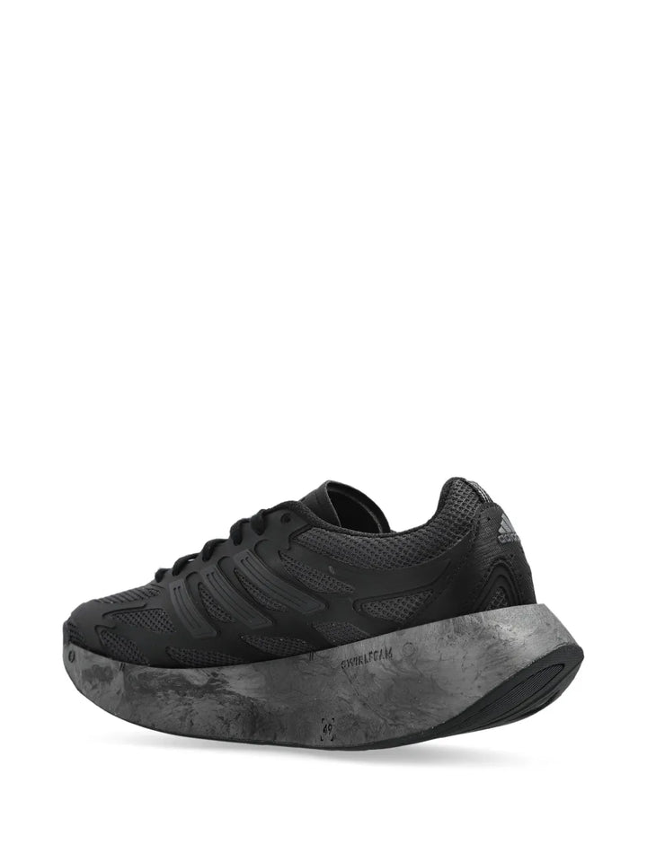 adidas Adizero Aruku Core Black/Carbon/Iron Metallic Sneakers — Black — Size US M 6.5 - US W 8 — Back View