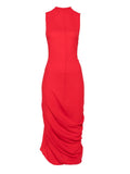 Jacquemus La Robe Midi Dress — Red — Size XS — Front View
