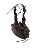 Acne Studios Ruffled Drawstring Shoulder Bag — Same as shown — Size One Size — Back View