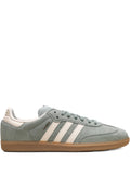 adidas Samba Silver Green/Wonder White Sneakers — Silver Green — Size US M 8.5 - US W 10 — Front View