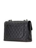 Chanel Pre Owned 2000 2002 Jumbo Quilted Caviar Single Flap Shoulder Bag — Same as shown — Size One Size — Side View