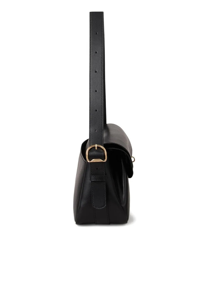 Sandro Leather Shoulder Bag — Same as shown — Size One Size — Top View