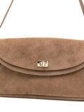 Sandro Suede Shoulder Bag — Same as shown — Size One Size — Top View