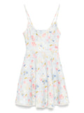 Zimmermann Lucky Picnic Mini Dress — Blue — Size S — Front View