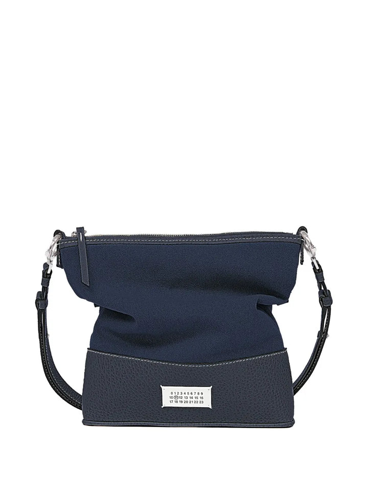 Maison Margiela Top Zip Leather Shoulder Bag — Same as shown — Size One Size — Top View