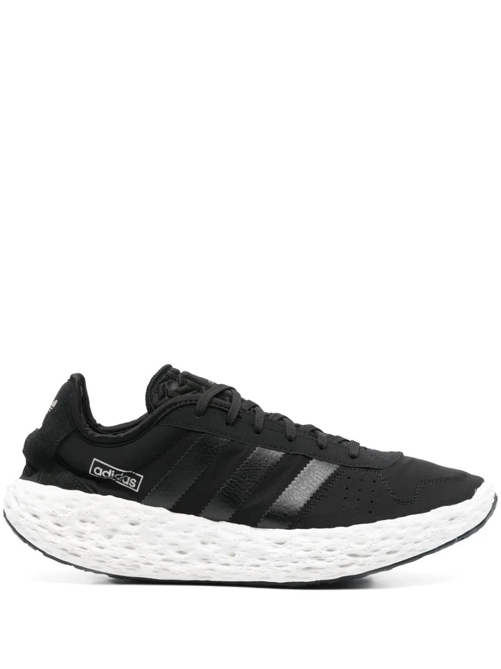 adidas Zponge Sneakers — Black — Size US M 3.5 - US W 5 — Front View