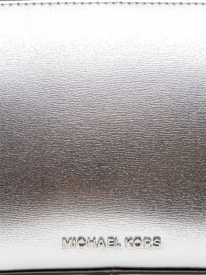 Michael Michael Kors Empire Metallic Leather Shoulder Bag — Same as shown — Size One Size — Top View