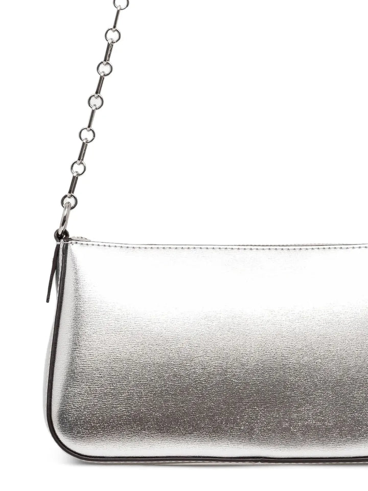 Michael Michael Kors Empire Metallic Leather Shoulder Bag — Same as shown — Size One Size — Back View