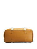 Tods Shearling Trimmed T Buckle Shoulder Bag — Same as shown — Size One Size — Back View
