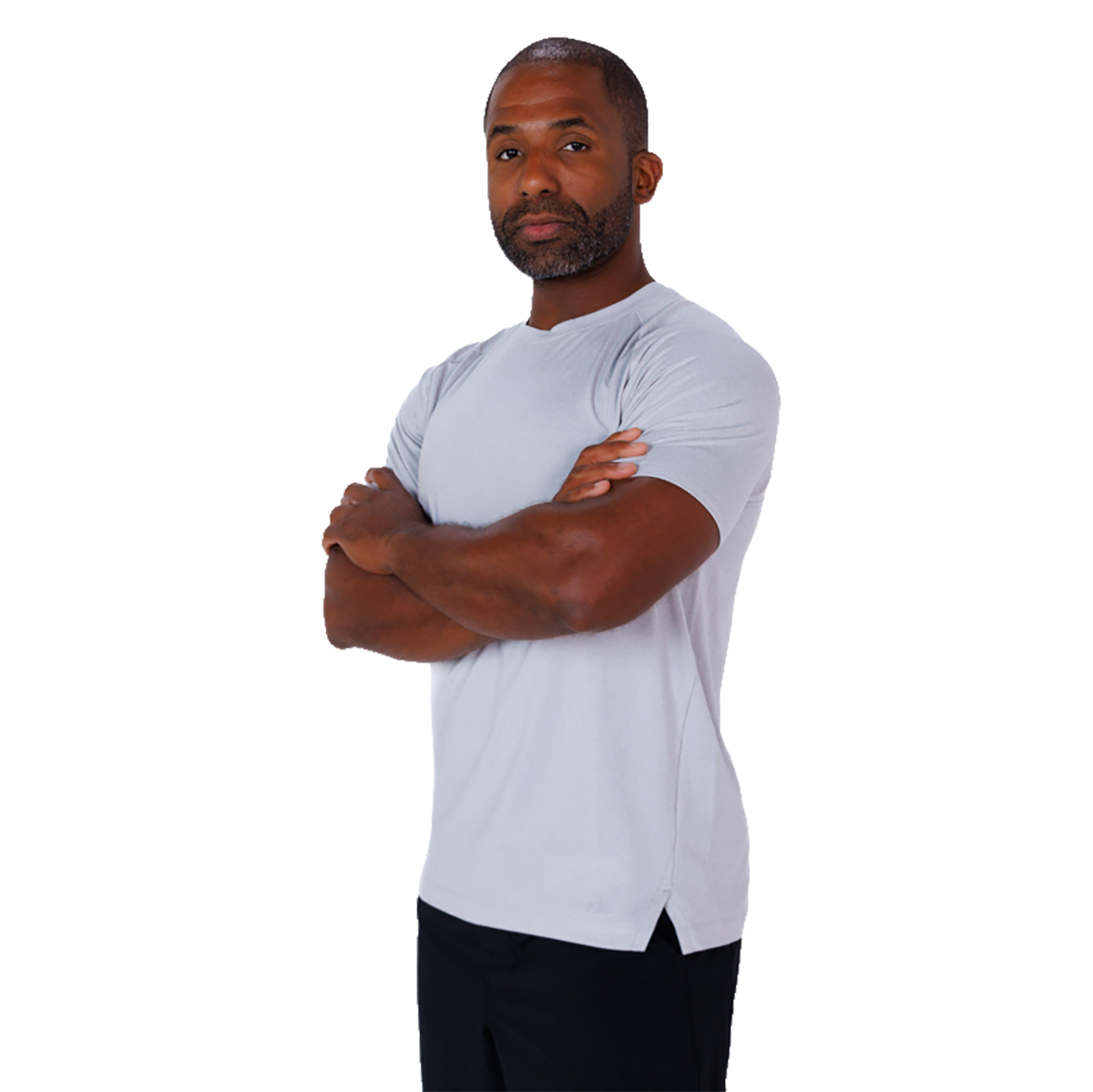 F2R Cationic Jersey Crew  Shortsleeve — Heather Red Mahogany — Size Small — Alternate View 11