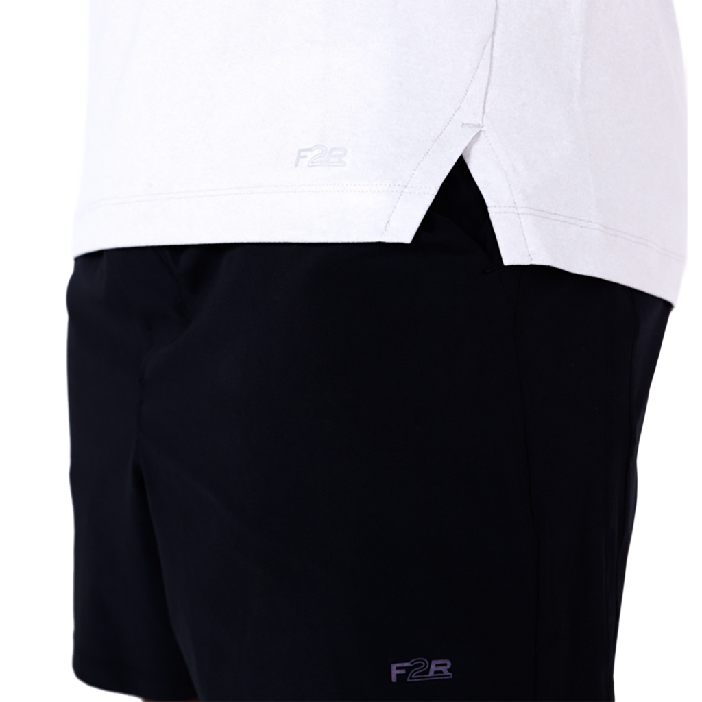 F2R Cationic Jersey Crew  Shortsleeve — Heather Red Mahogany — Size Small — Alternate View 13