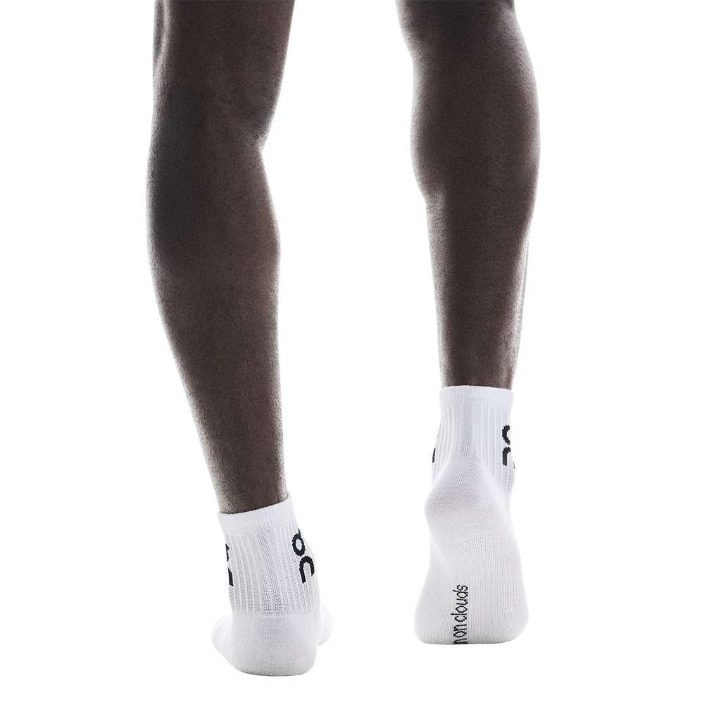 ON Logo Sock Mid 3P — White — Size XSmall — Alternate View 7