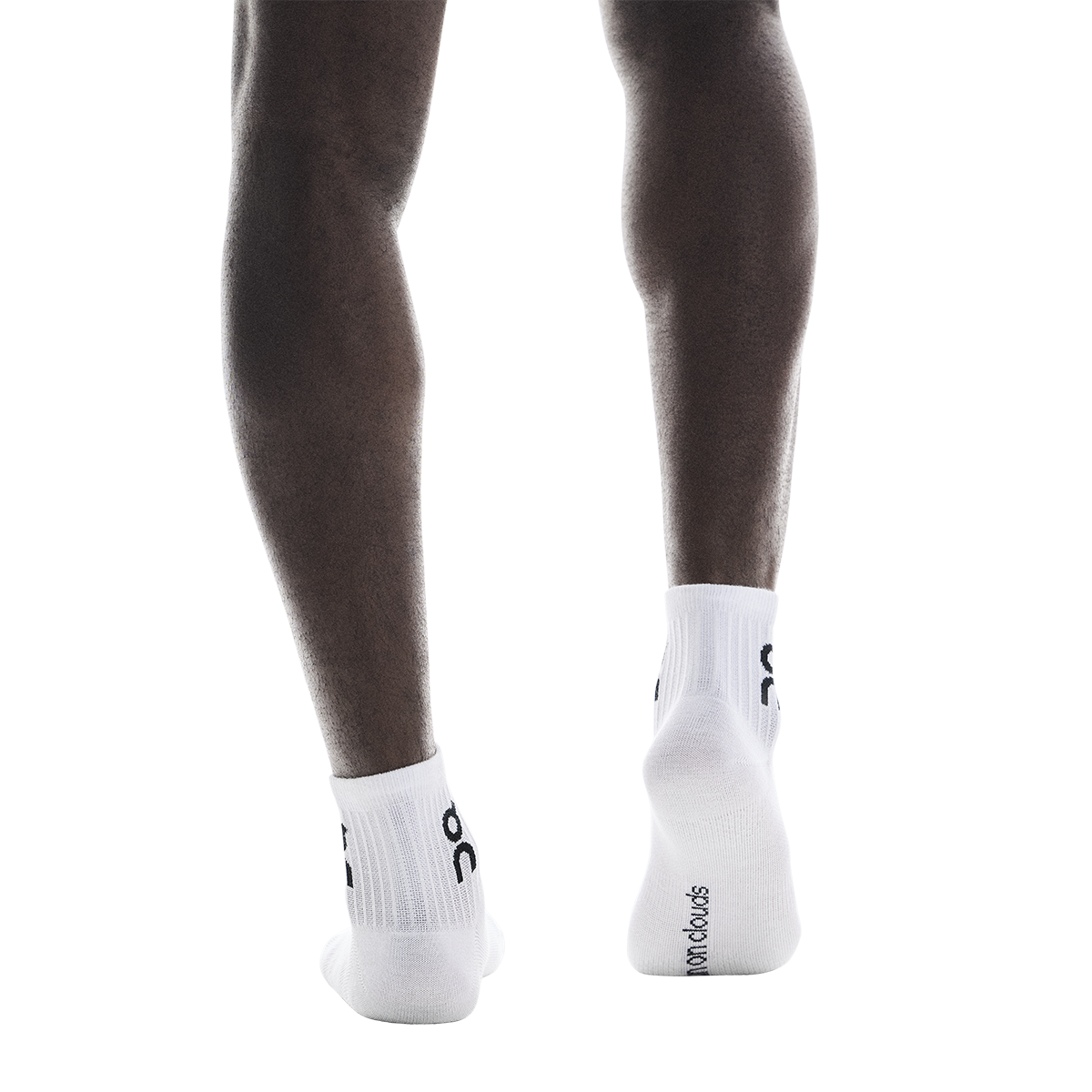 ON Logo Sock Mid 3P — White — Size XSmall — Alternate View 7