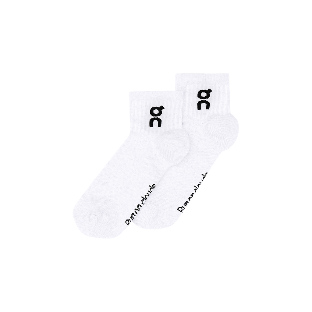 ON Logo Sock Mid 3P — White — Size XSmall — Alternate View 8
