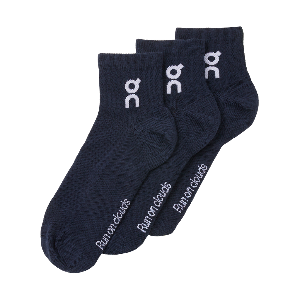 ON Logo Sock Mid 3P — Navy — Size Small — Alternate View 8