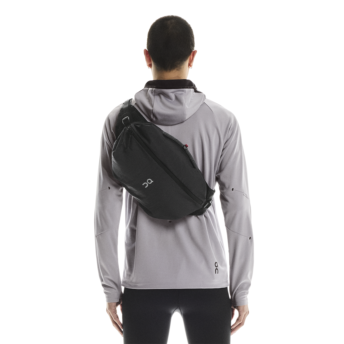 ON Sling Pack 9L — Sand - Black — Size One Size — Front View
