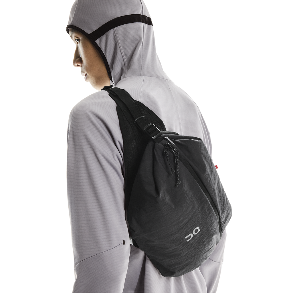 ON Sling Pack 9L — Sand - Black — Size One Size — Top View